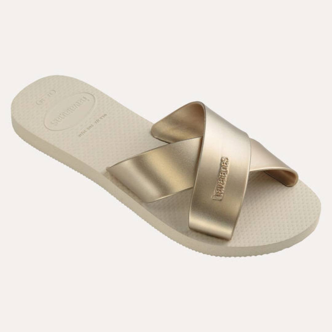 HAV. AQUA METALLIC BEIGE