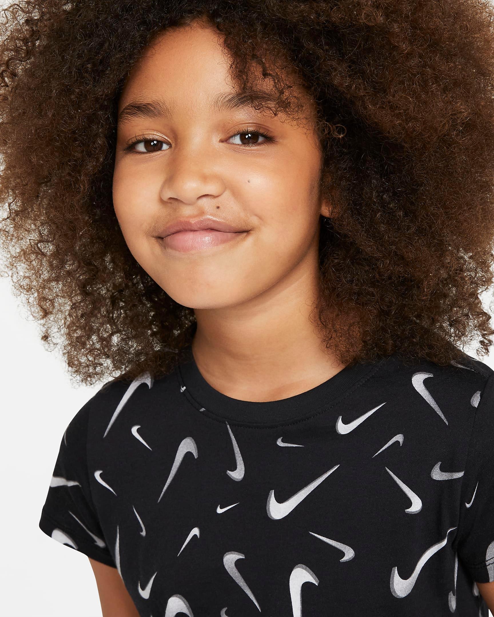 G NSW TEE CROP SWOOSHES T-SHIRT BIMBA