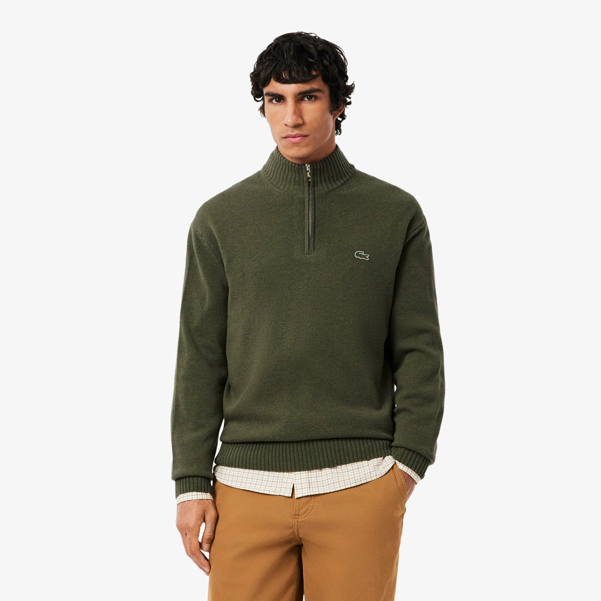 FELPA CON ZIP LACOSTE