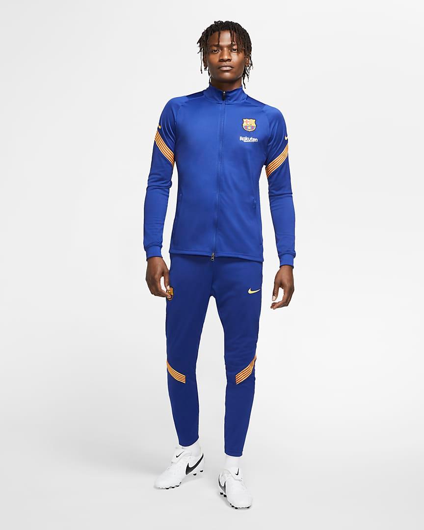 FCB M NK DRY STRK TRK SUIT K barcelona