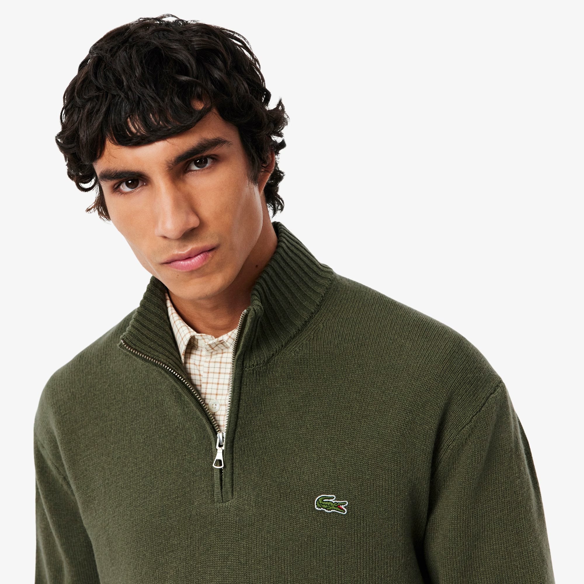FELPA CON ZIP LACOSTE