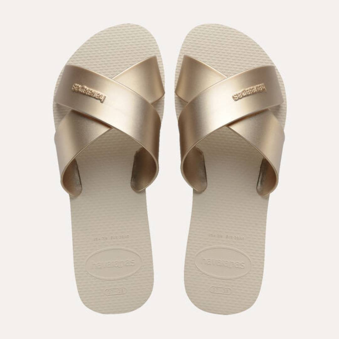HAV. AQUA METALLIC BEIGE
