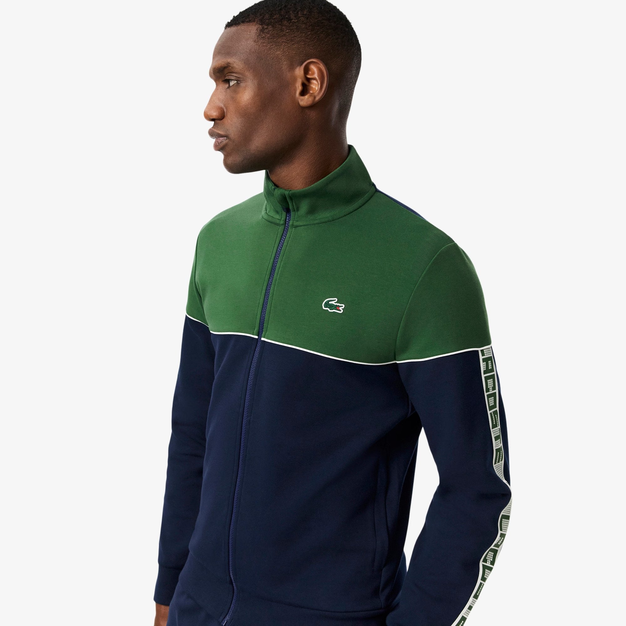 FELPA ZIP LUNGA LACOSTE