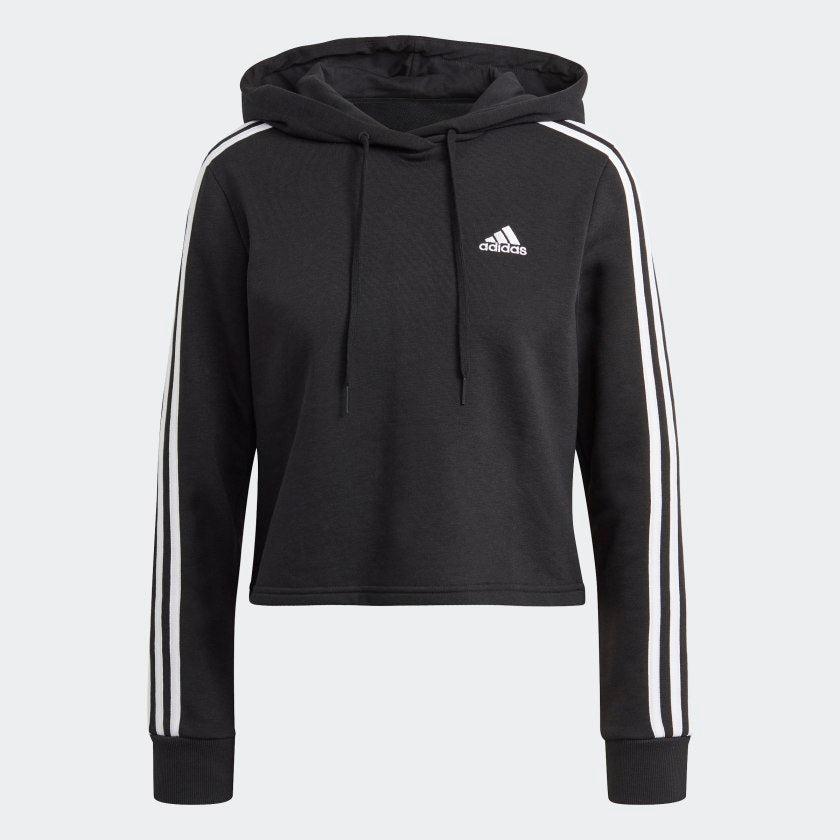 FELPA DONNA W 3S FT CRO HD BLACK/WHITE
