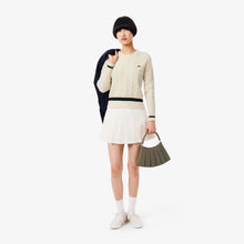 Laden Sie das Bild in den Galerie-Viewer, MAGLIONE A TRECCE IN LANA