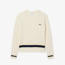 Laden Sie das Bild in den Galerie-Viewer, MAGLIONE A TRECCE IN LANA