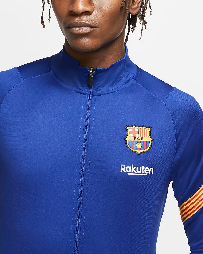 FCB M NK DRY STRK TRK SUIT K barcelona