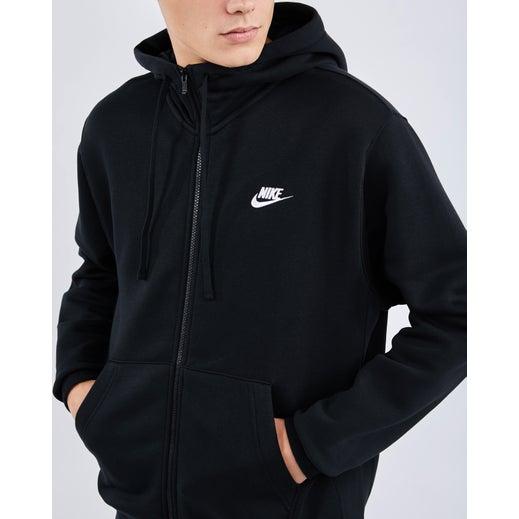 FELPA UOMO M NSW CLUB HOODIE FZ BB
