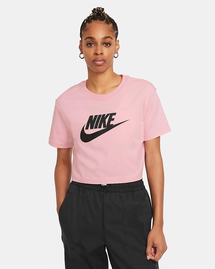 W NSW TEE ESSNTL CRP ICN FTR T-SHIRT MEZZA MANICA