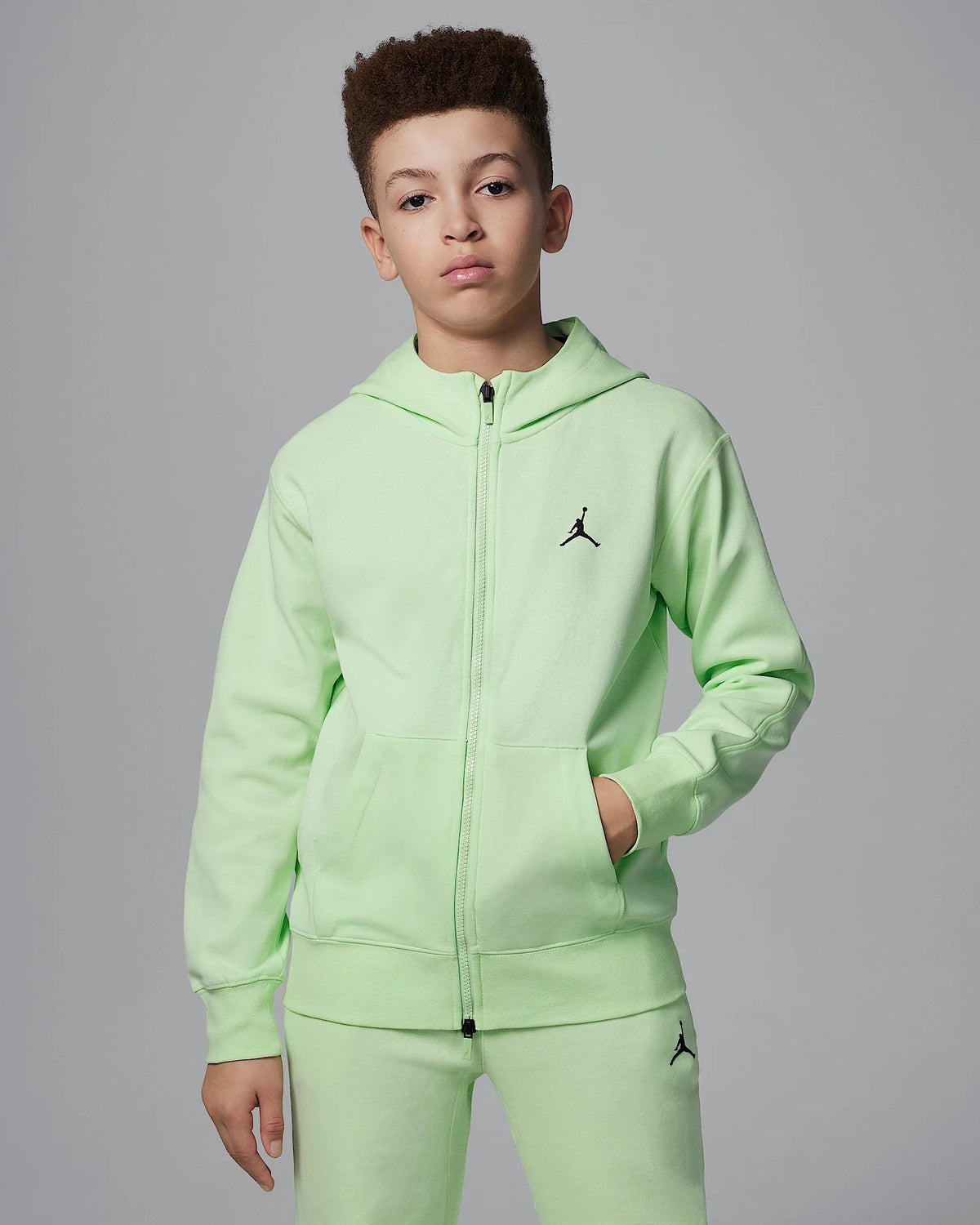 FELPA JORDAN ZIP LUNGA JUNIOR