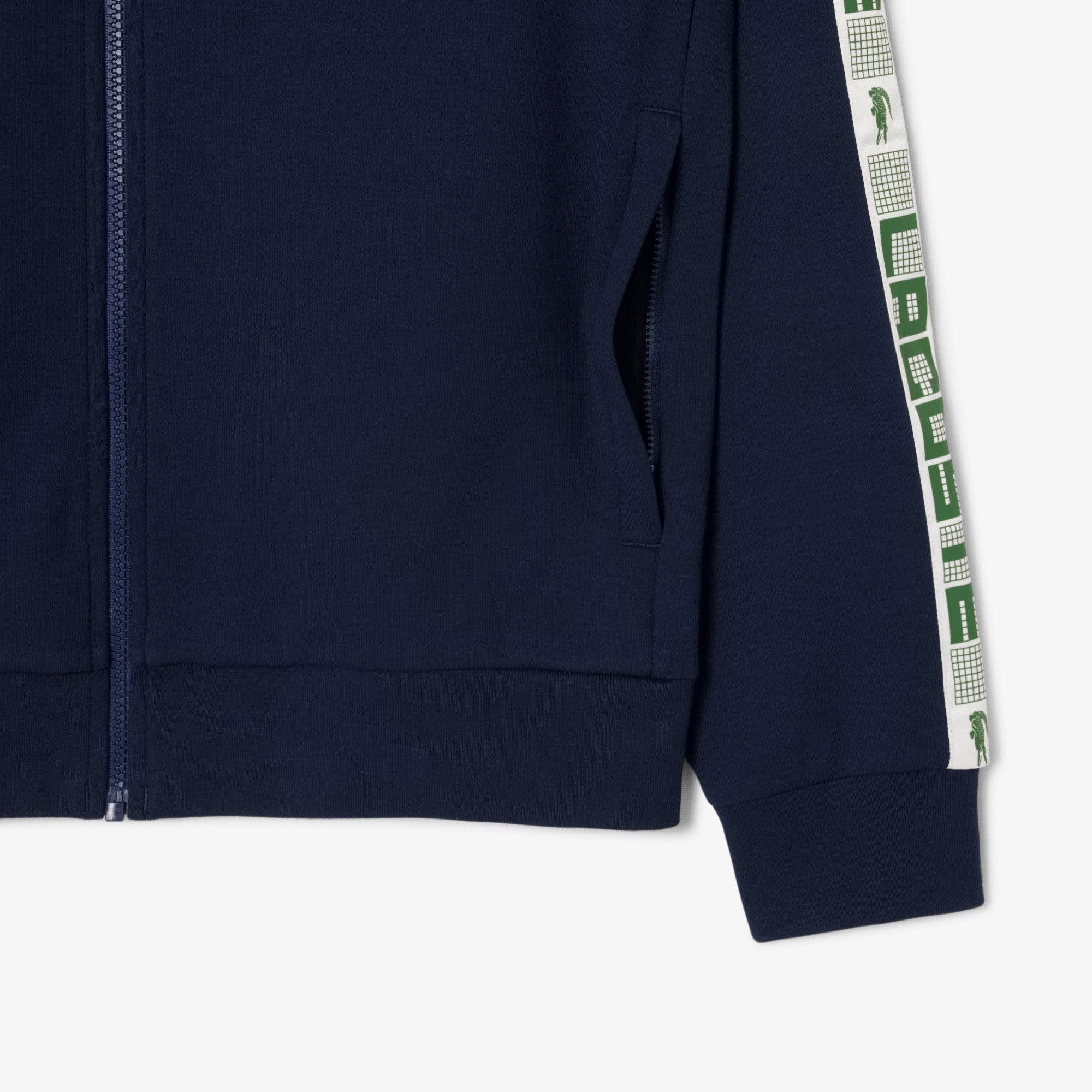 FELPA ZIP LUNGA LACOSTE