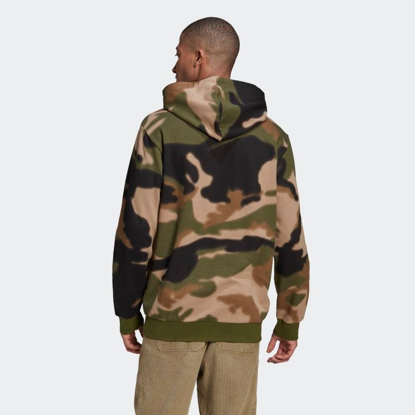 CAMO AOP HOODIE FELPA UOMO