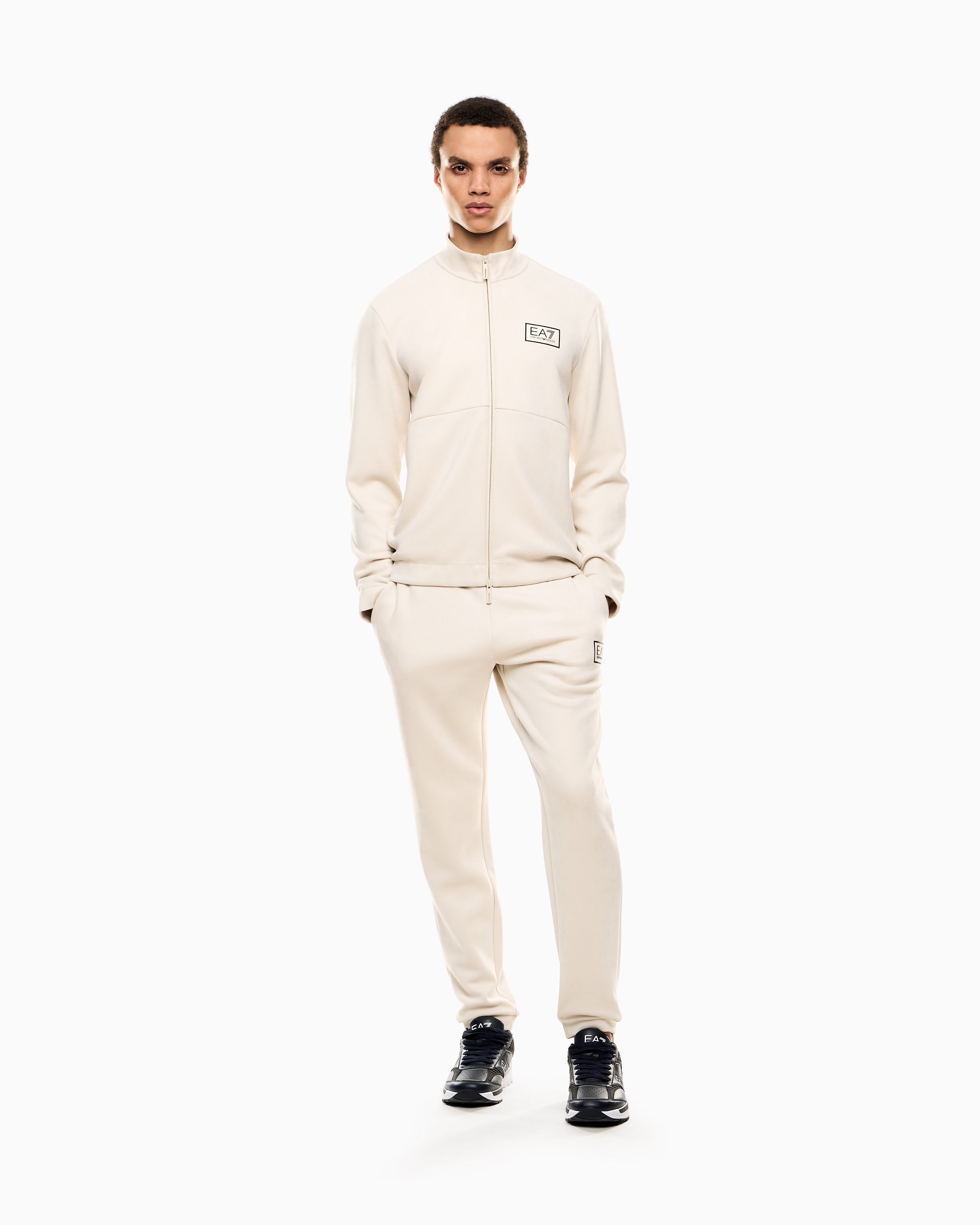 FELPA UOMO CON ZIP EA7