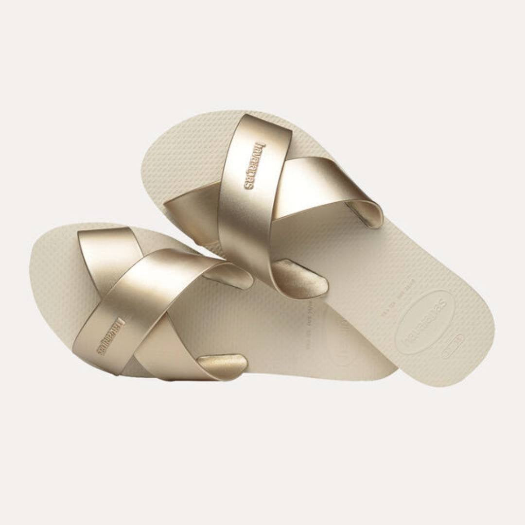 HAV. AQUA METALLIC BEIGE