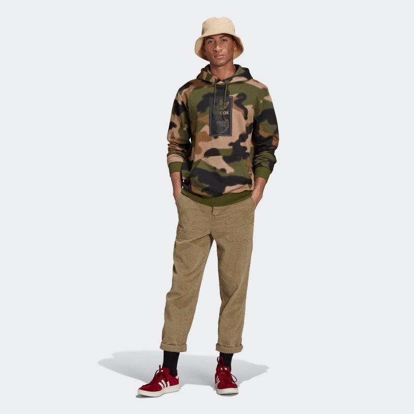 CAMO AOP HOODIE FELPA UOMO