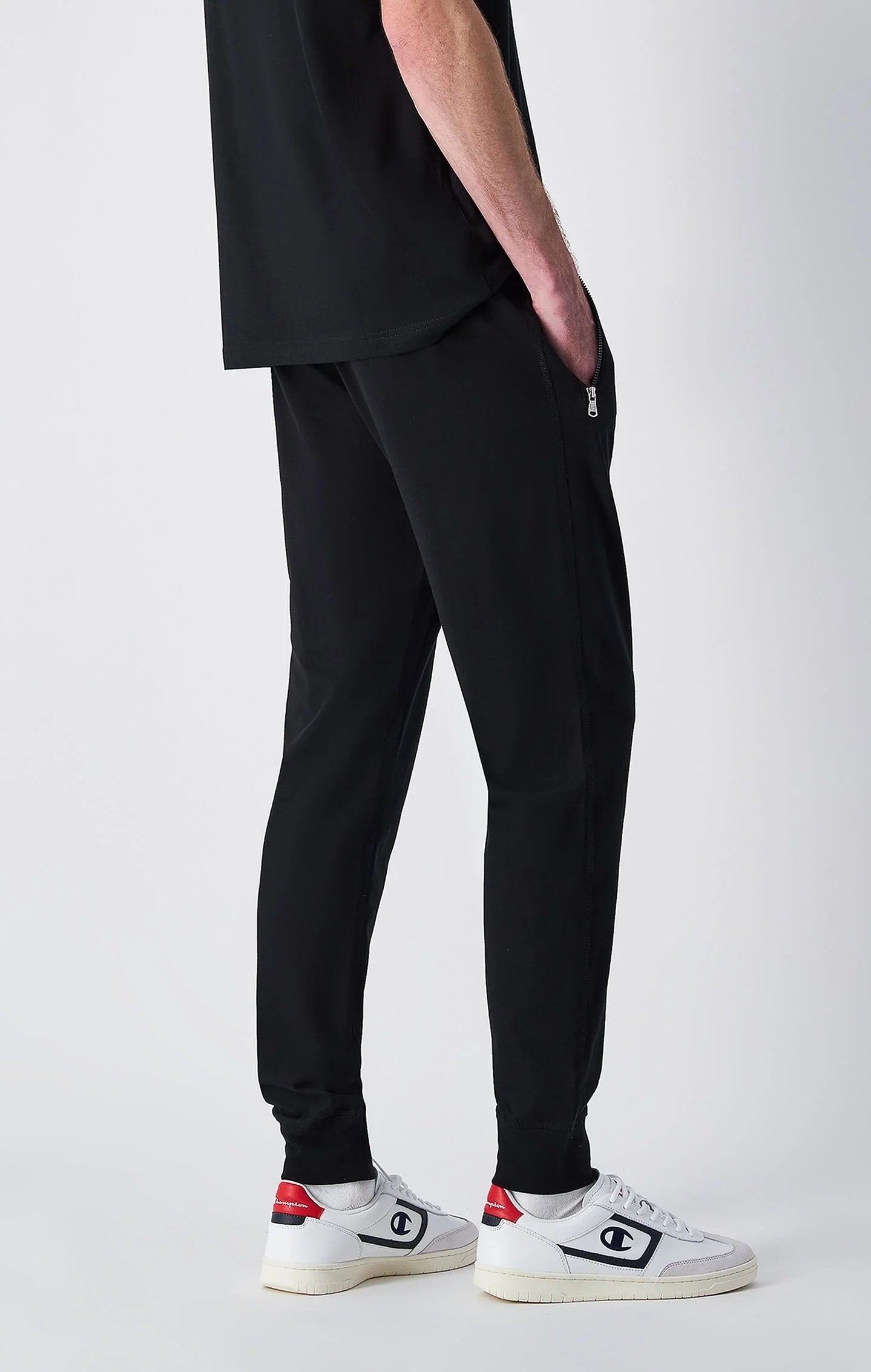 PANTALONE UOMO CON ZIP LATERALI