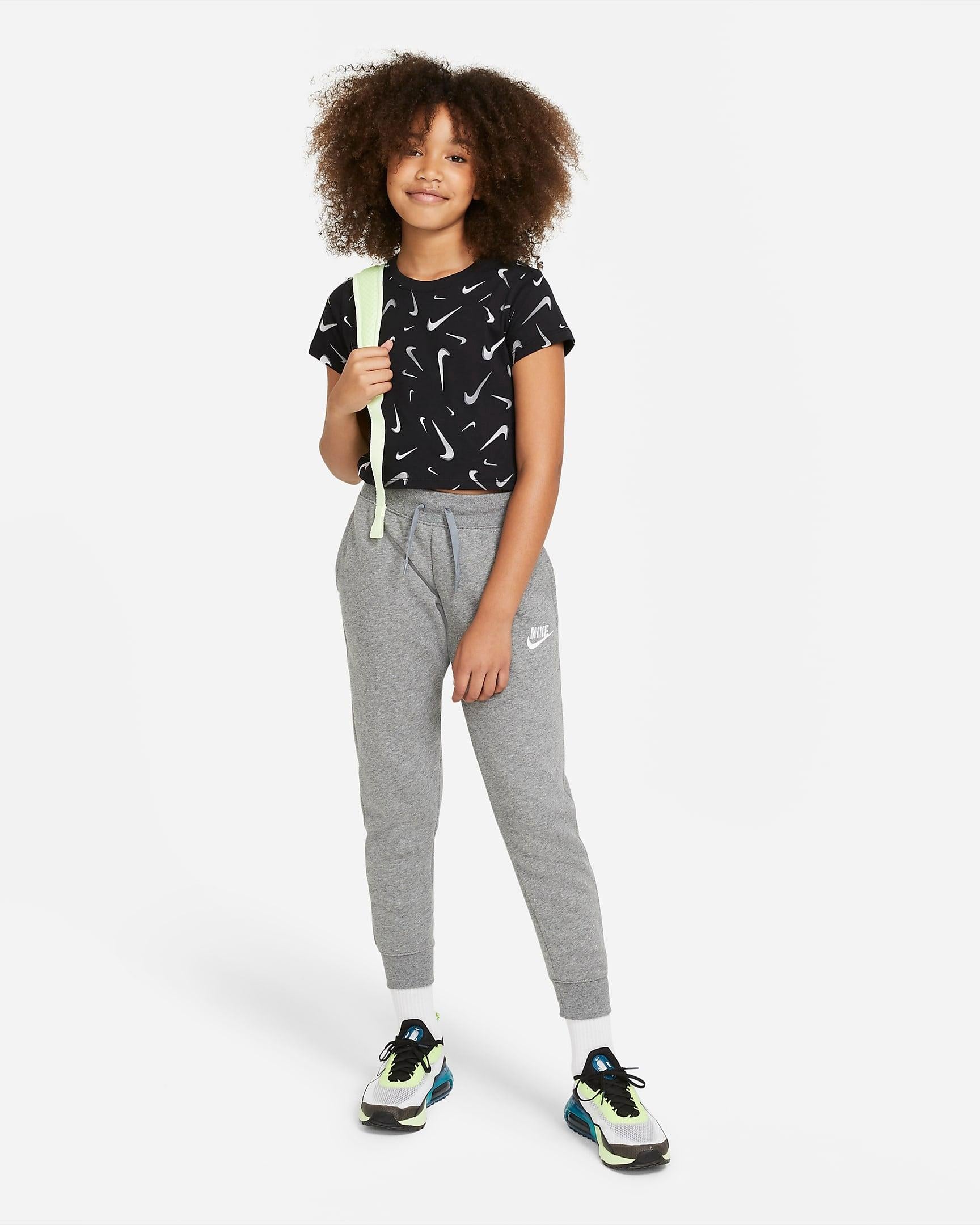 G NSW TEE CROP SWOOSHES T-SHIRT BIMBA