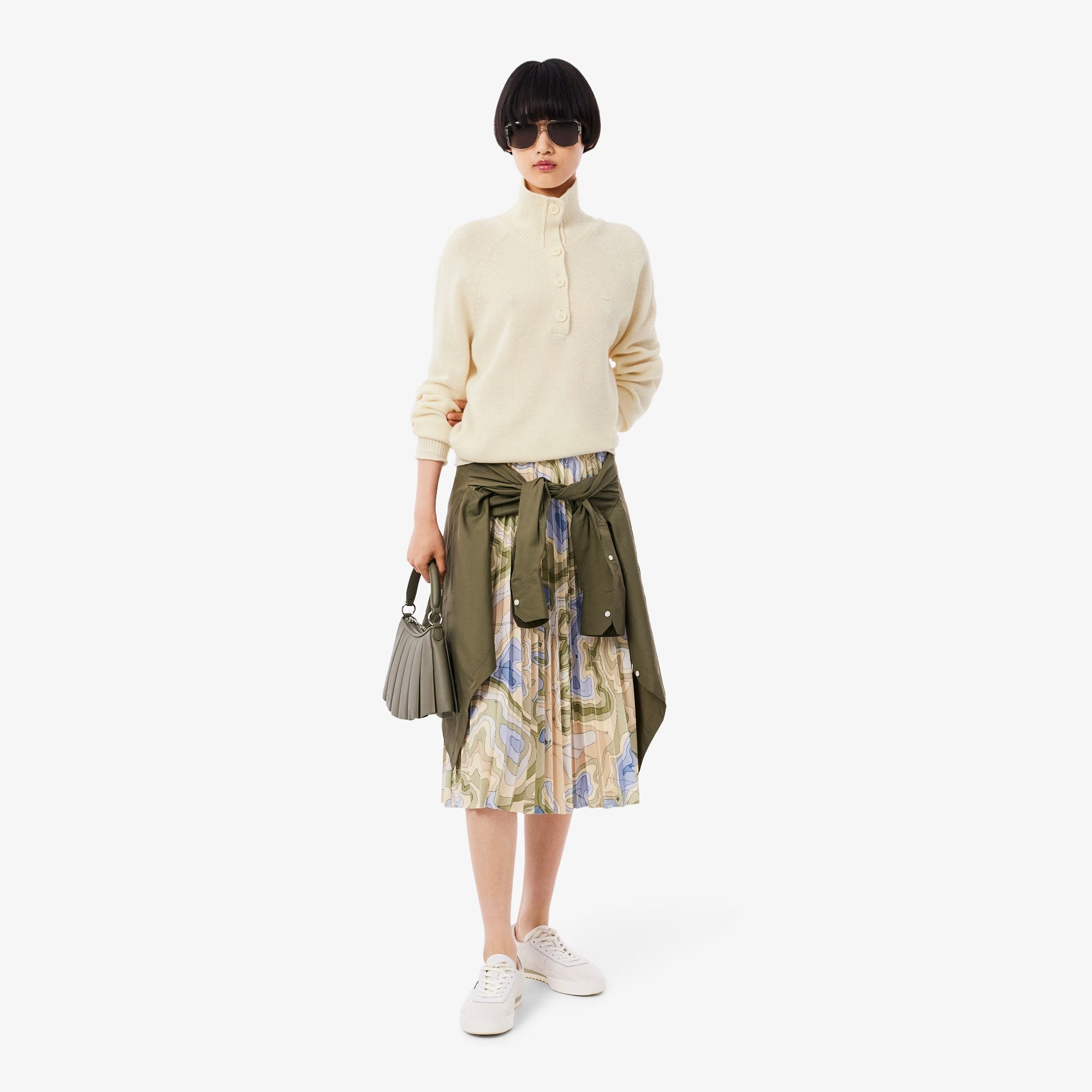 MAGLIONE A COLLO ALTO IN LANA