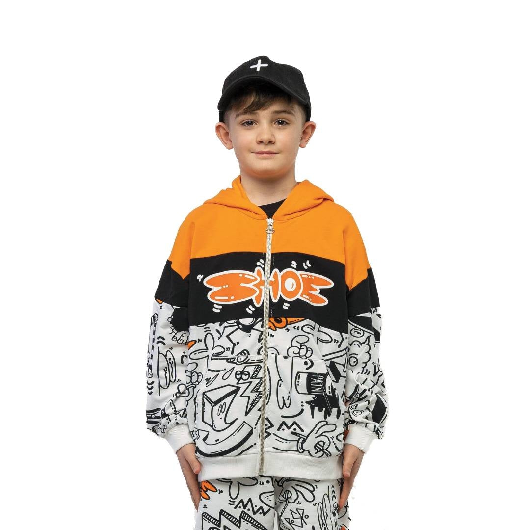 FELPA ZIP LUNGA INFANT