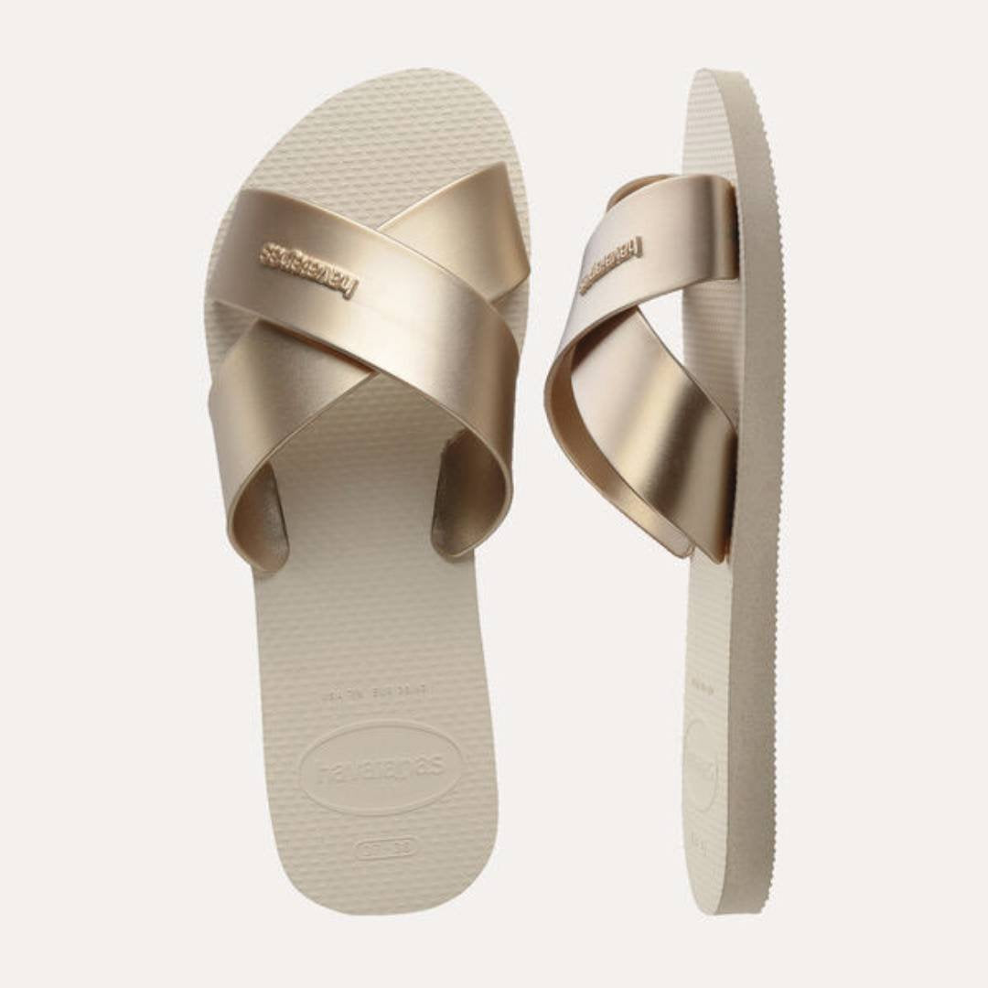 HAV. AQUA METALLIC BEIGE