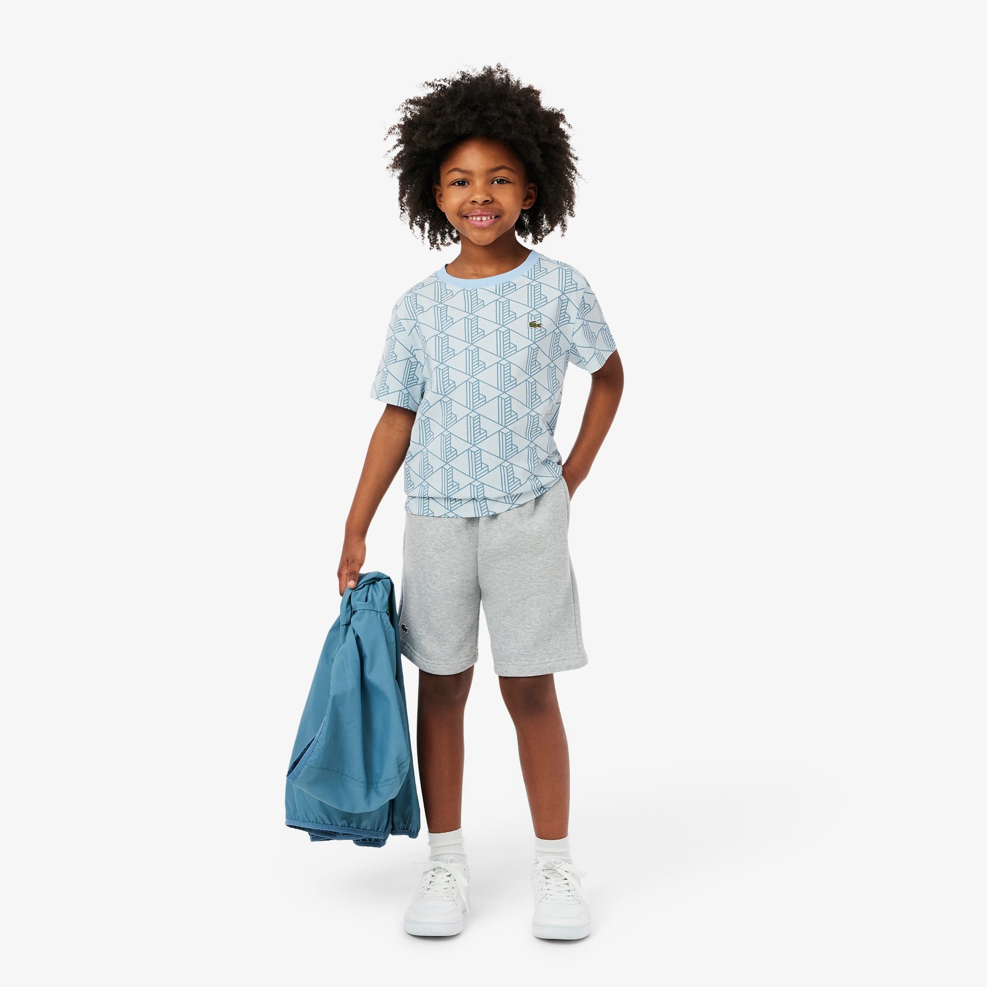 T-SHIRT MONOGRAM LACOSTE JR