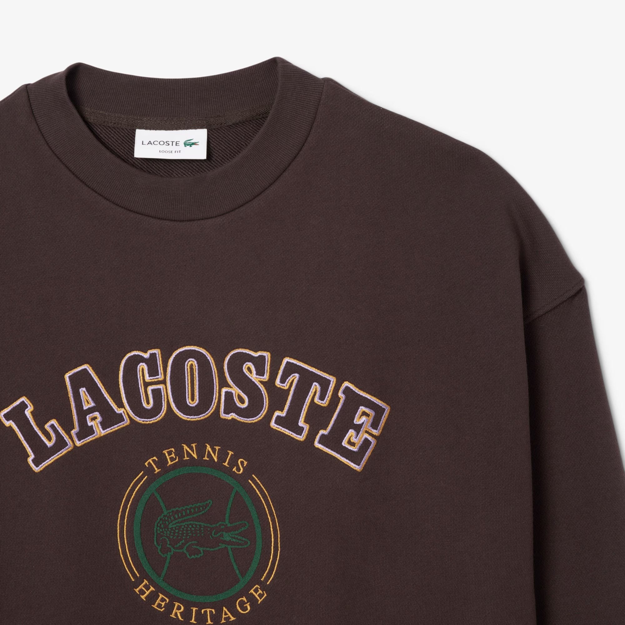 FELPA GIROCOLLO LACOSTE