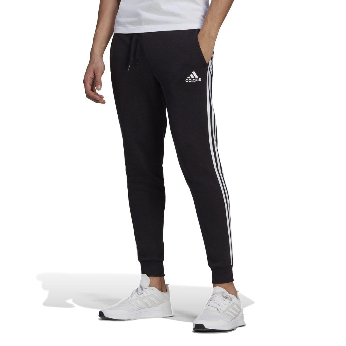 PANTALONE FELPATO UOMO 3 STRISCIE