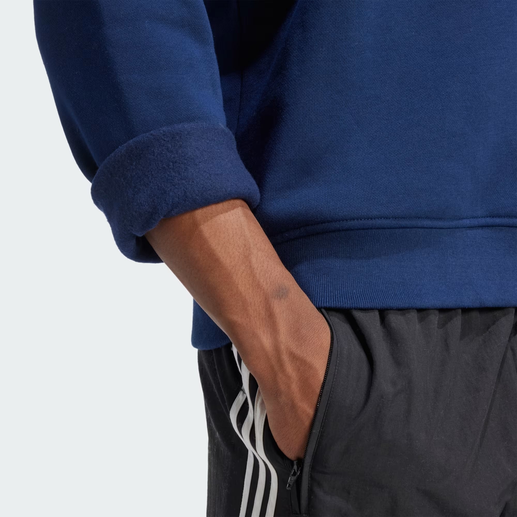 FELPA GIRO COLLO ADIDAS