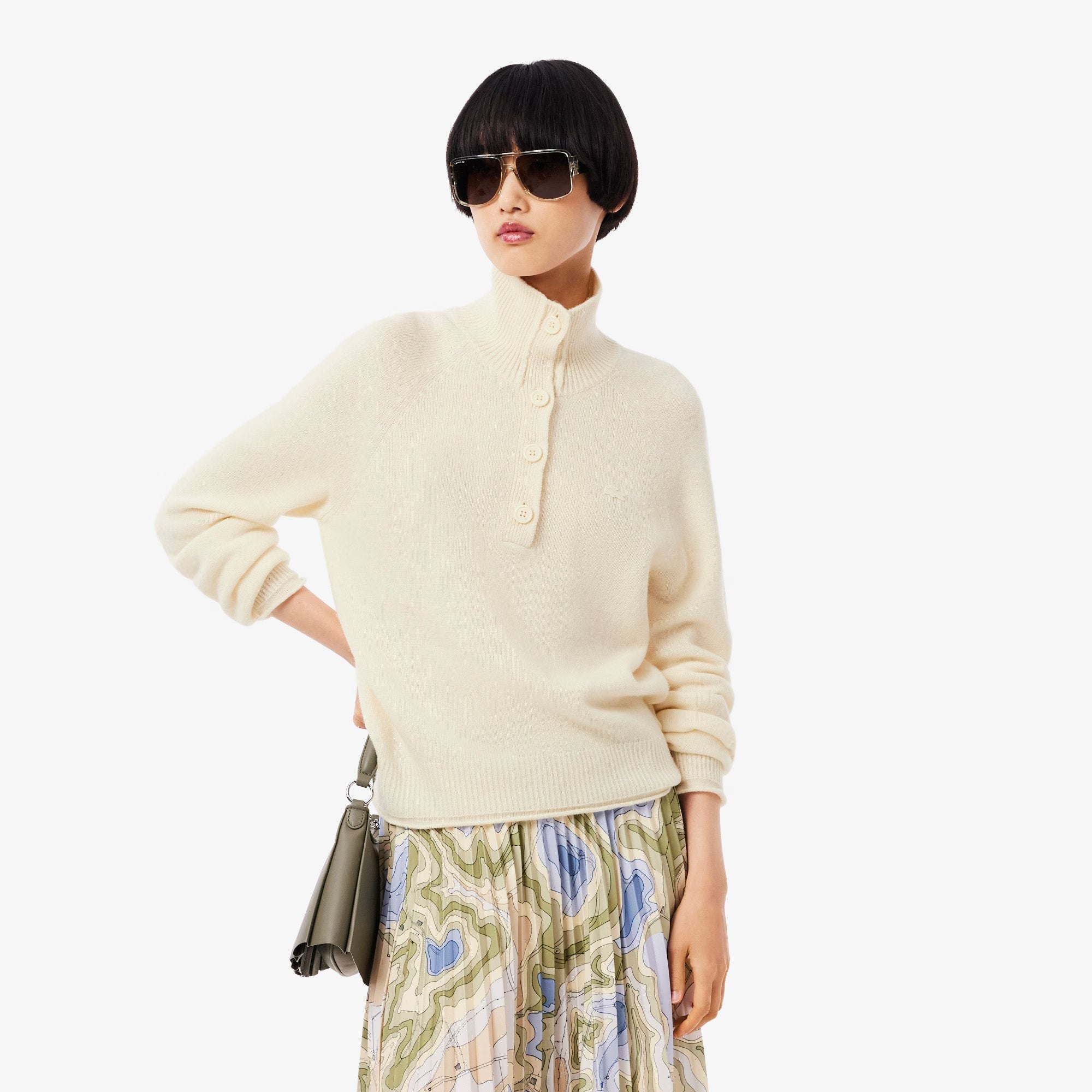 MAGLIONE A COLLO ALTO IN LANA 