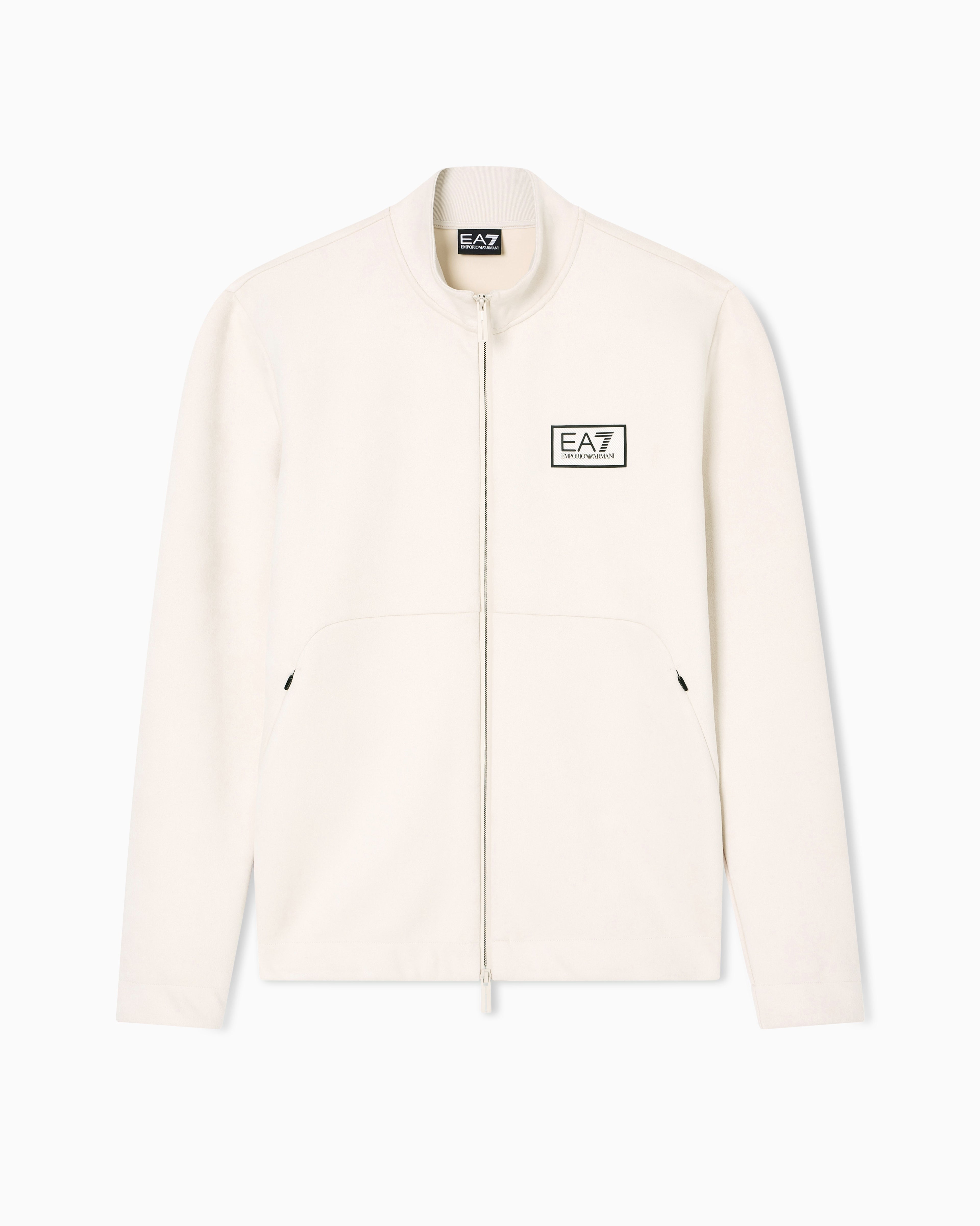 FELPA UOMO CON ZIP EA7