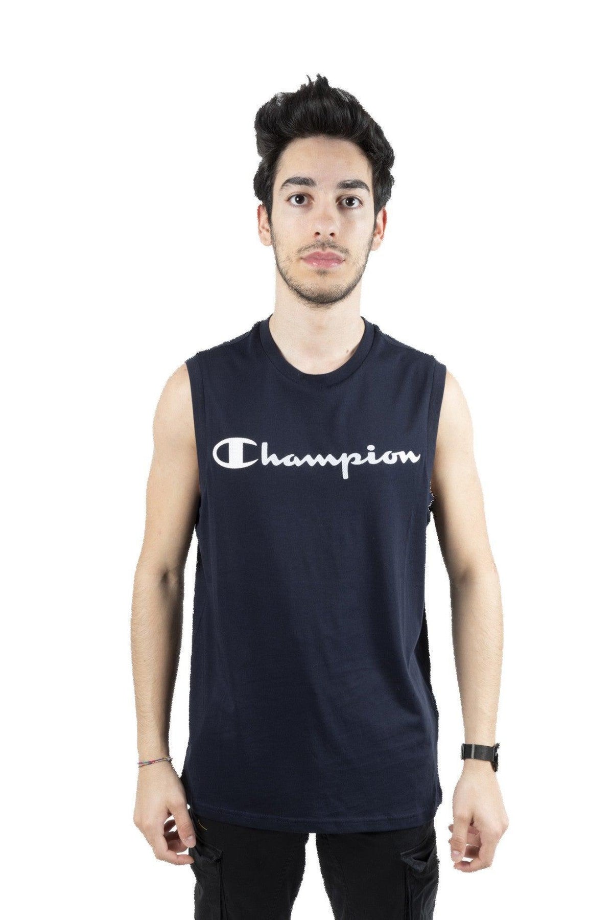 Sleeveless Crewneck T-Shirt smanicata