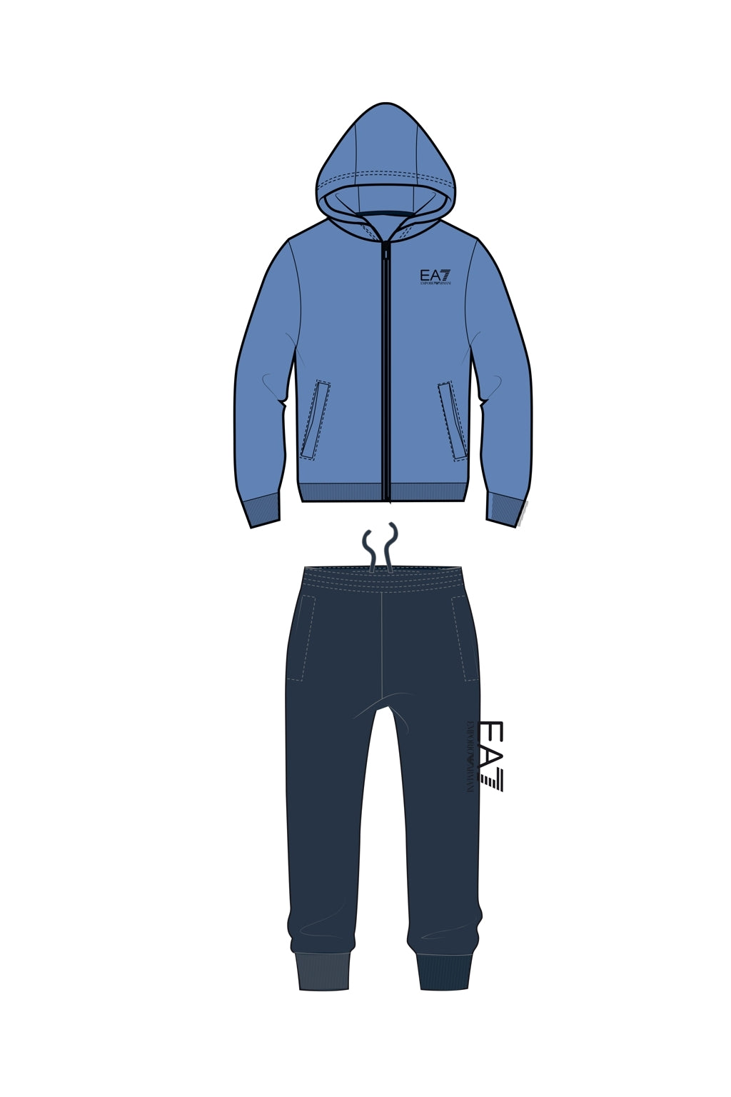 EA7 JUNIOR TRACKSUIT
