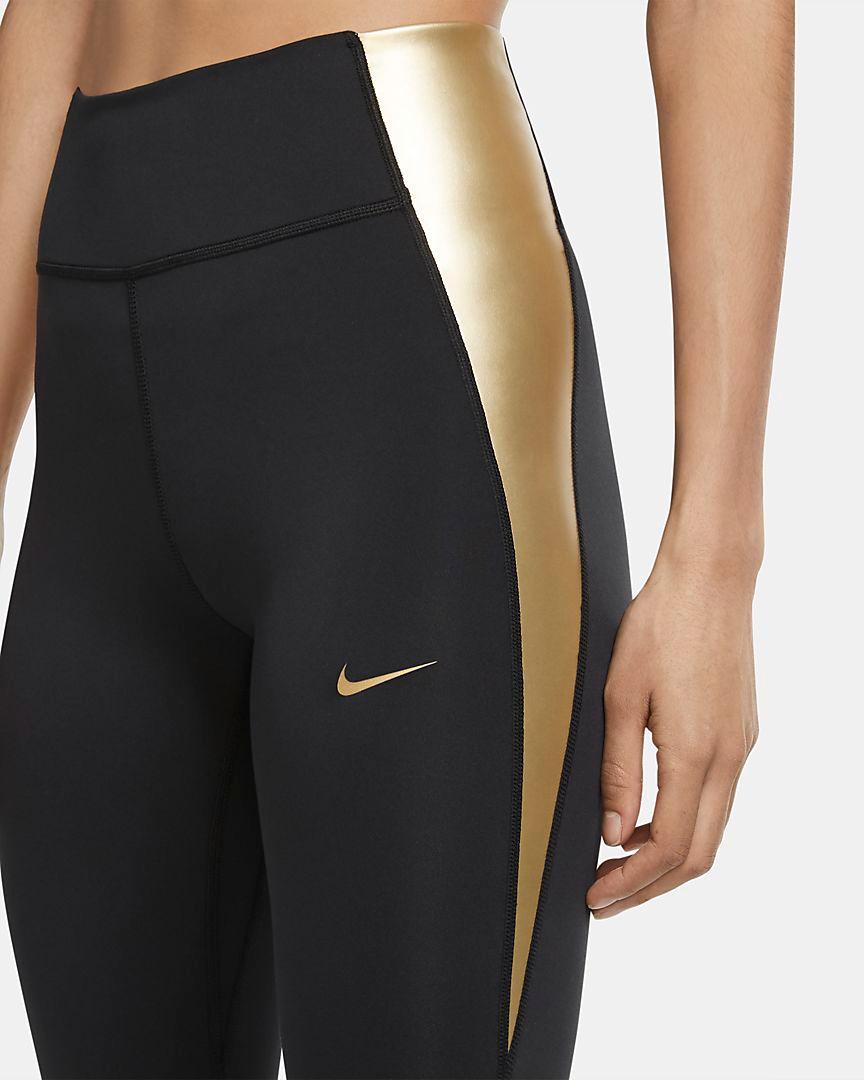 W NIKE ONE TGHT PP5 COLORBLOCK LEGGINS 