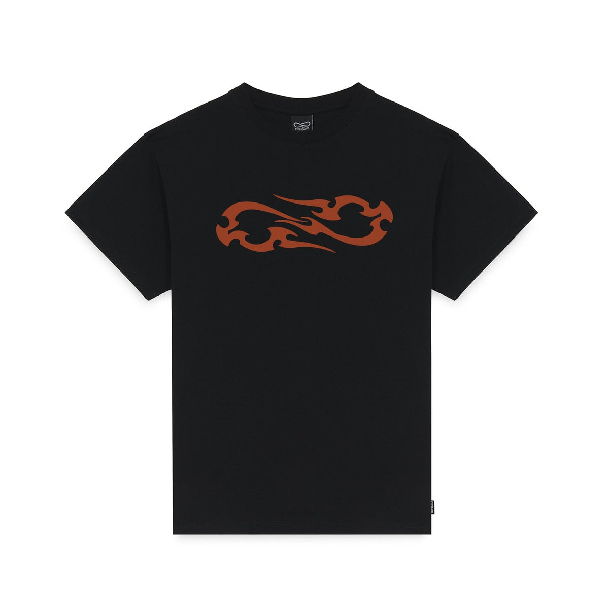 T-SHIRT E LOGO QUILL NERO