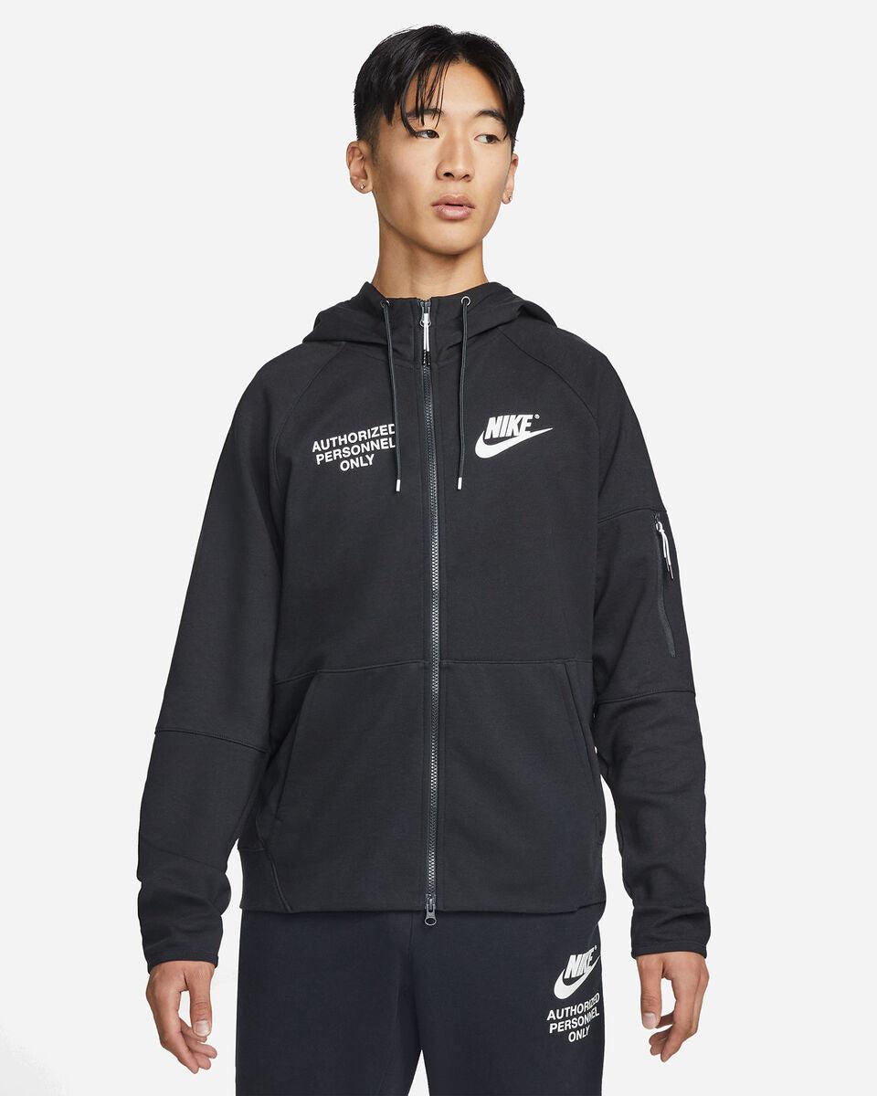 FELPA NIKE UOMO ZIP LUNGA 