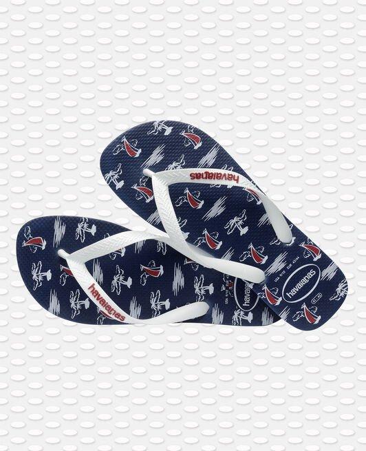 HAV. TOP NAUTICAL NAVY/WHITE/WHITE