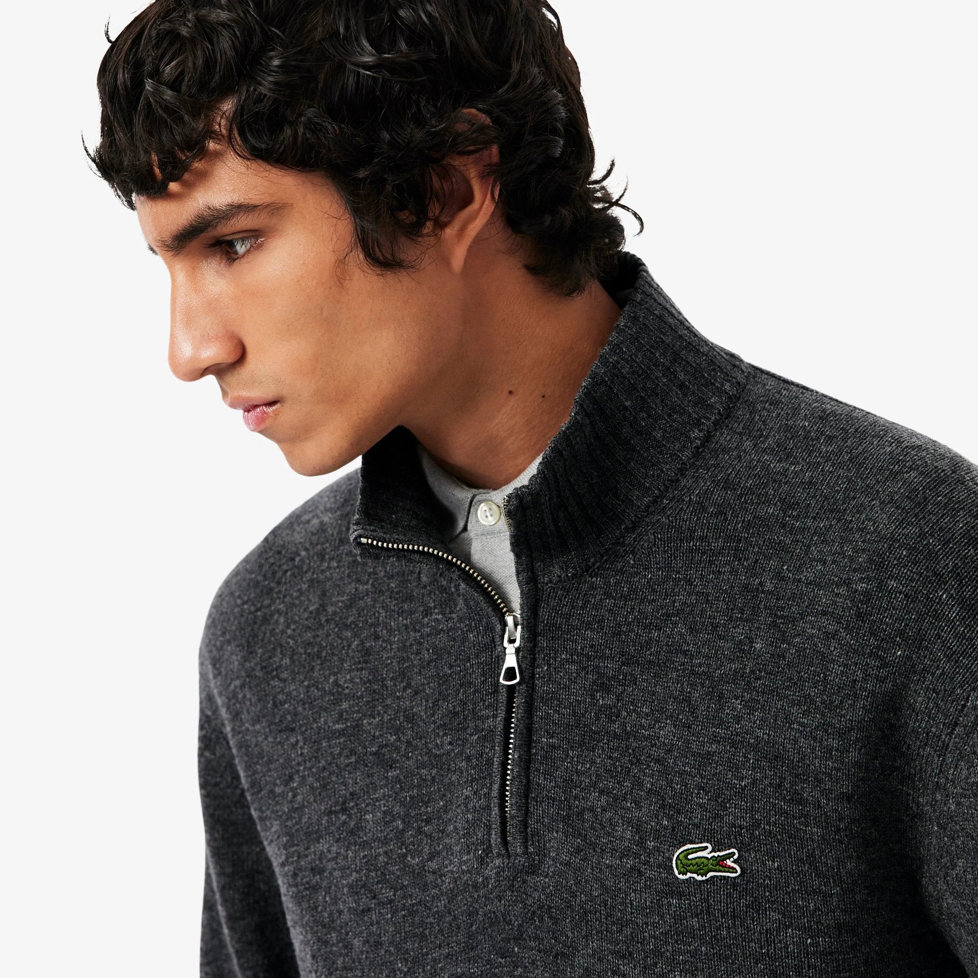 FELPA CON ZIP LACOSTE