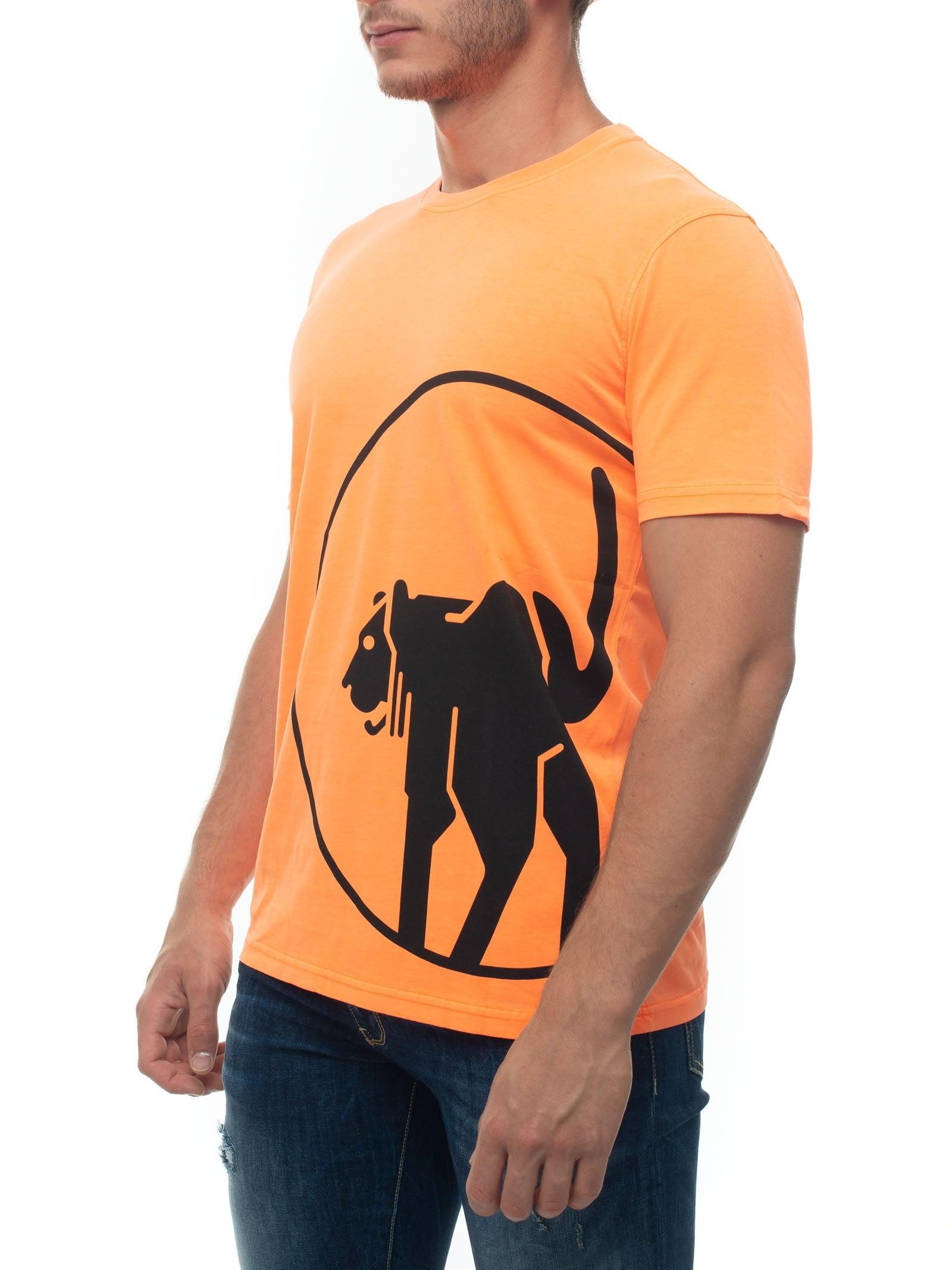 R NECK BIG LOGO T-SHIRT