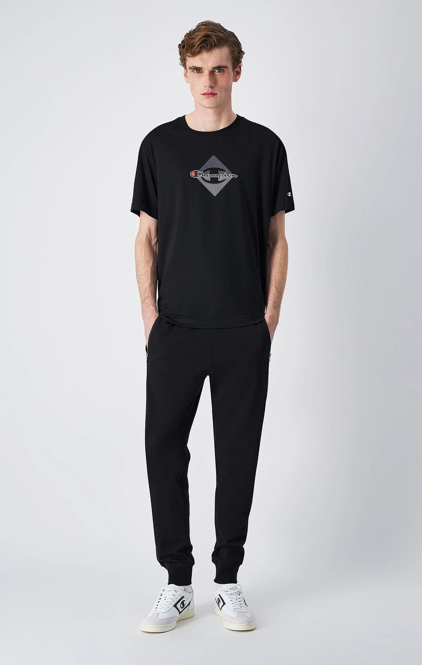 PANTALONE UOMO CON ZIP LATERALI