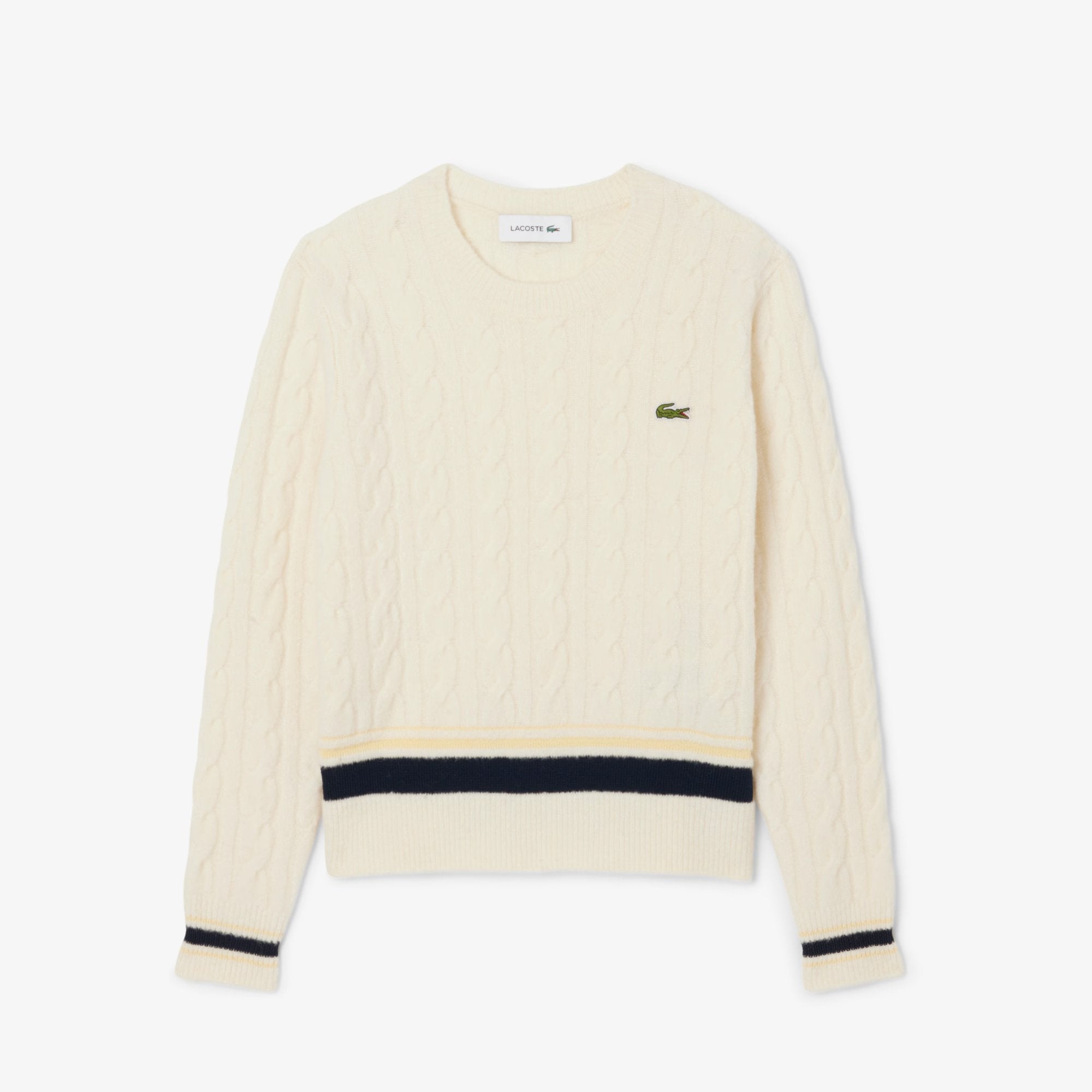 MAGLIONE A TRECCE IN LANA