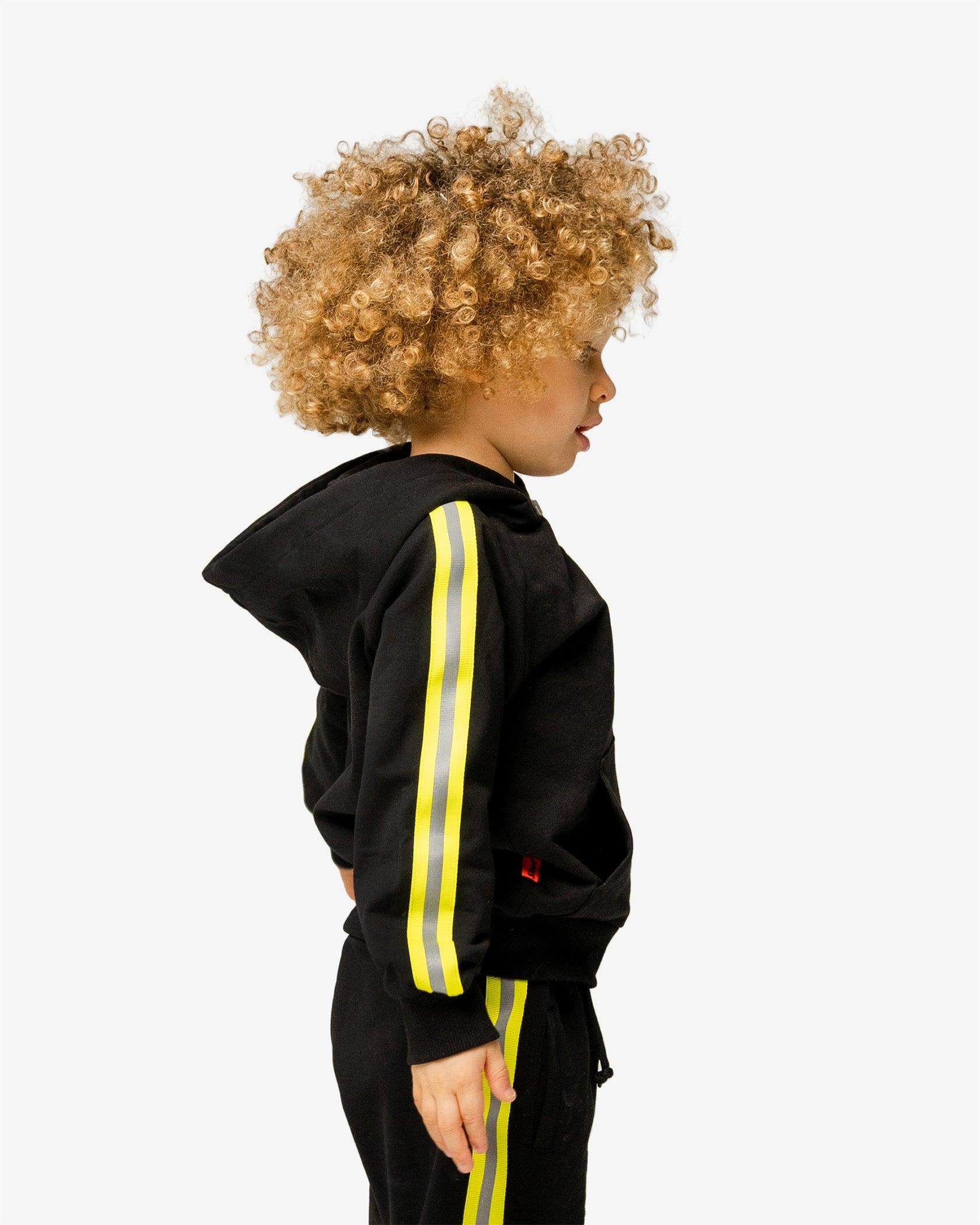 FELPA CON CAPPUCCIO E ZIP JUNIOR