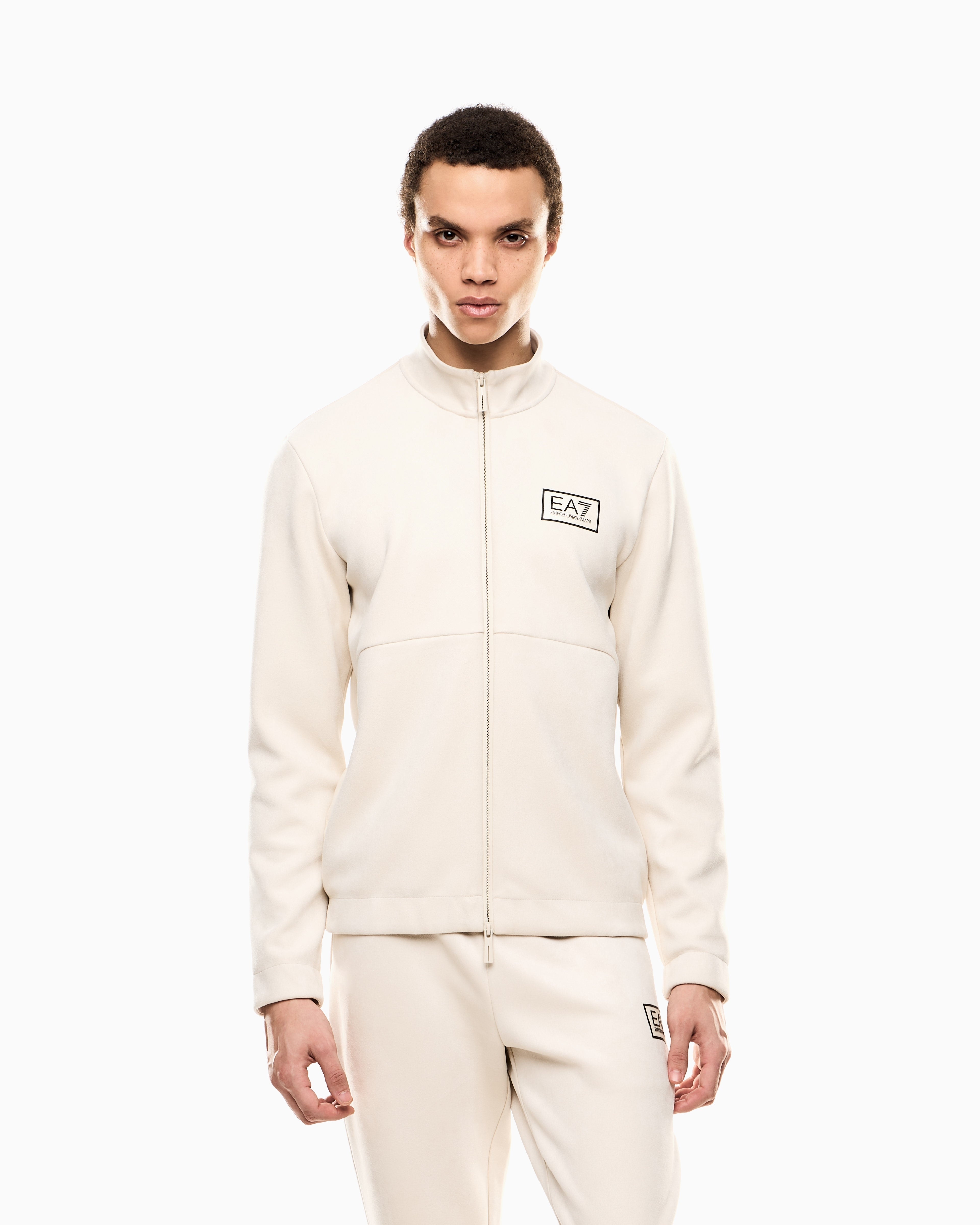 FELPA UOMO CON ZIP EA7