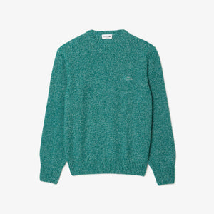 MAGLIONE LANA CARDATA MERCERIZZATA