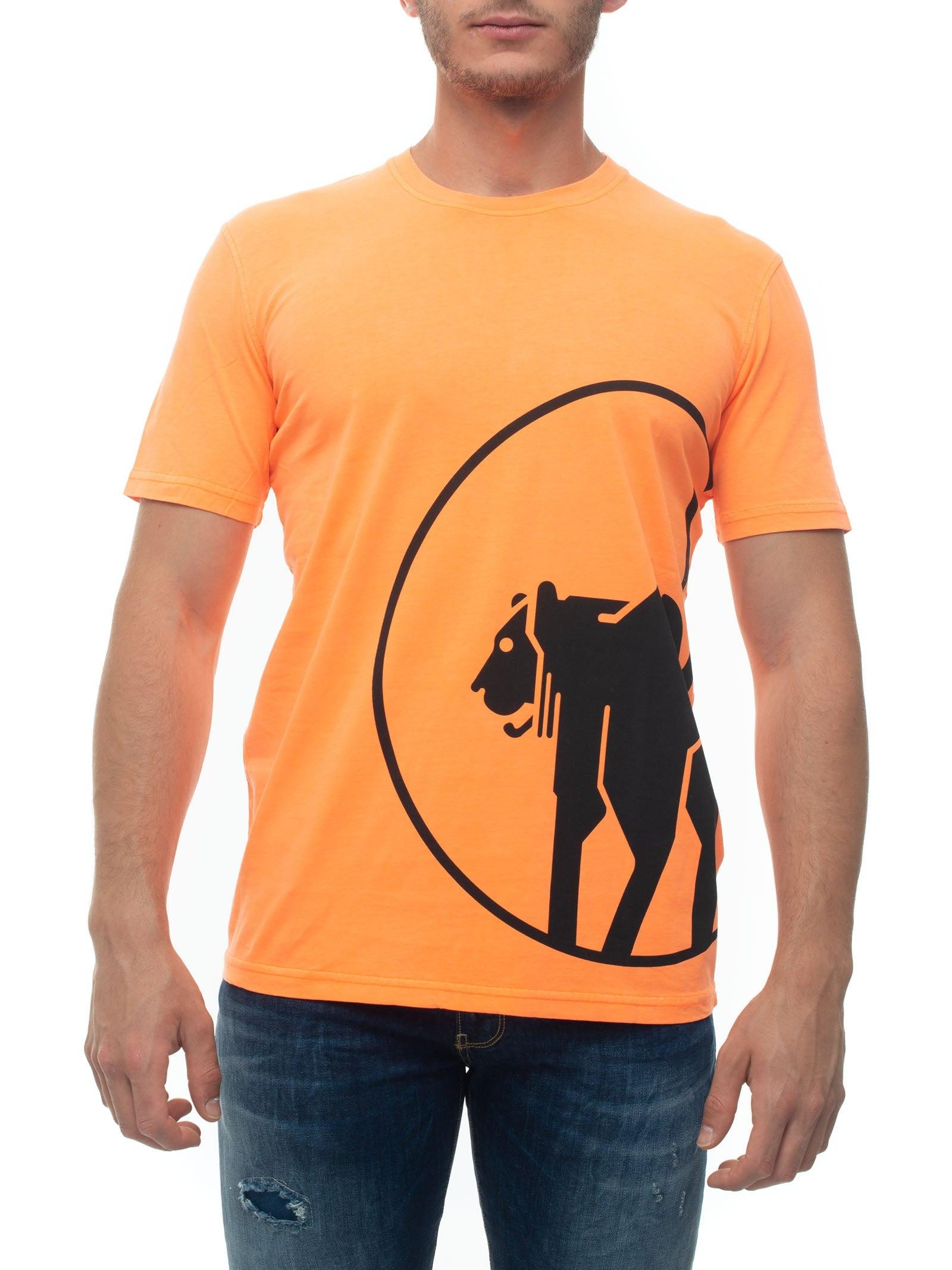 R NECK BIG LOGO T-SHIRT