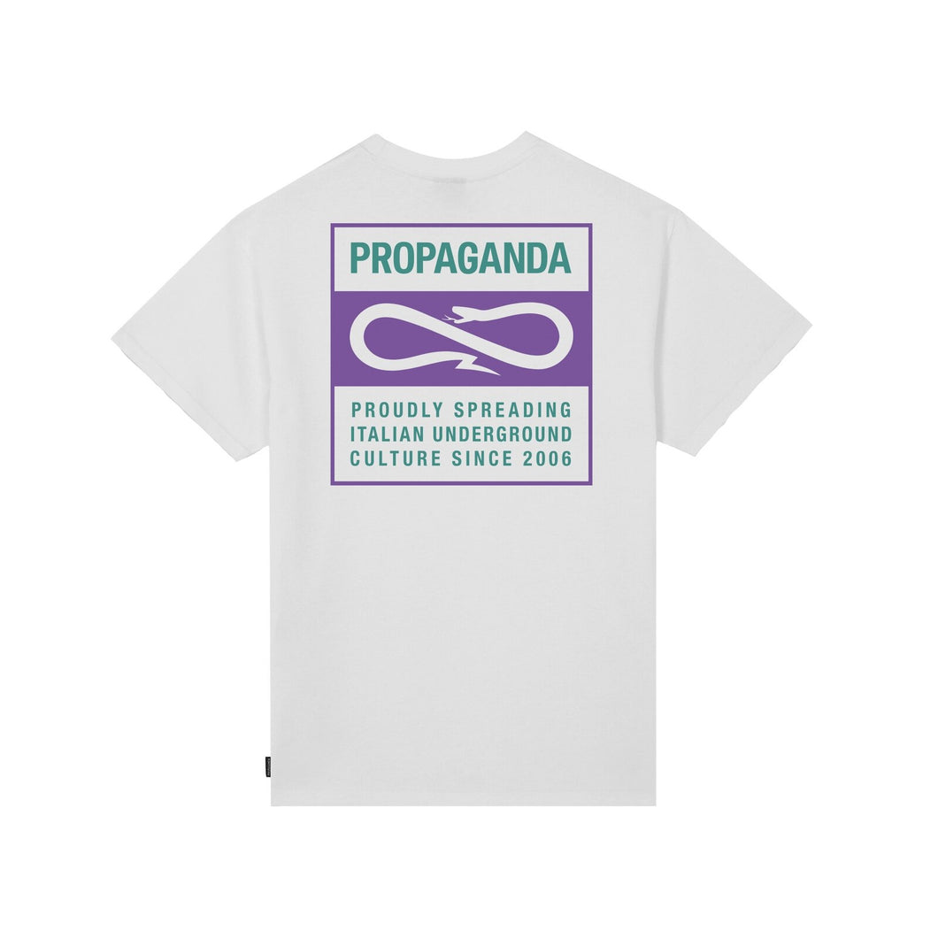 T-SHIRT UOMO LABEL BICOLOR