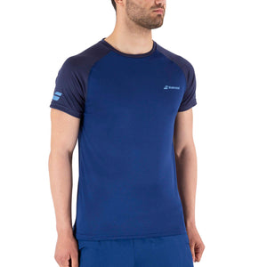 BABOLAT PLAY CREW T-SHIRT TENNIS ESTATE BLUE