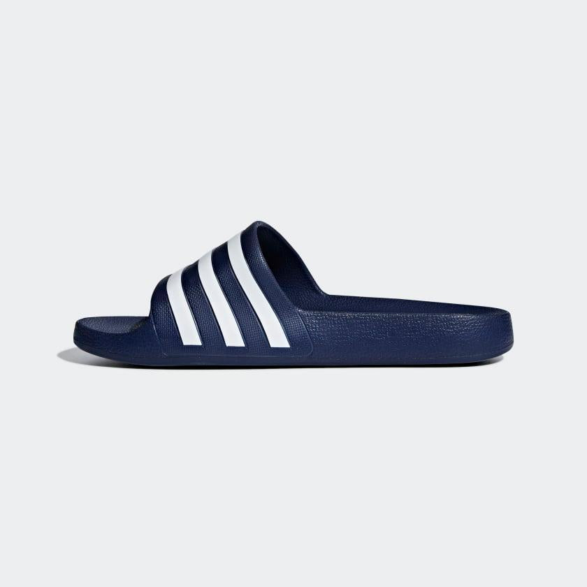 ADILETTE AQUA DKBLUE/FTWWHT/DKBLUE