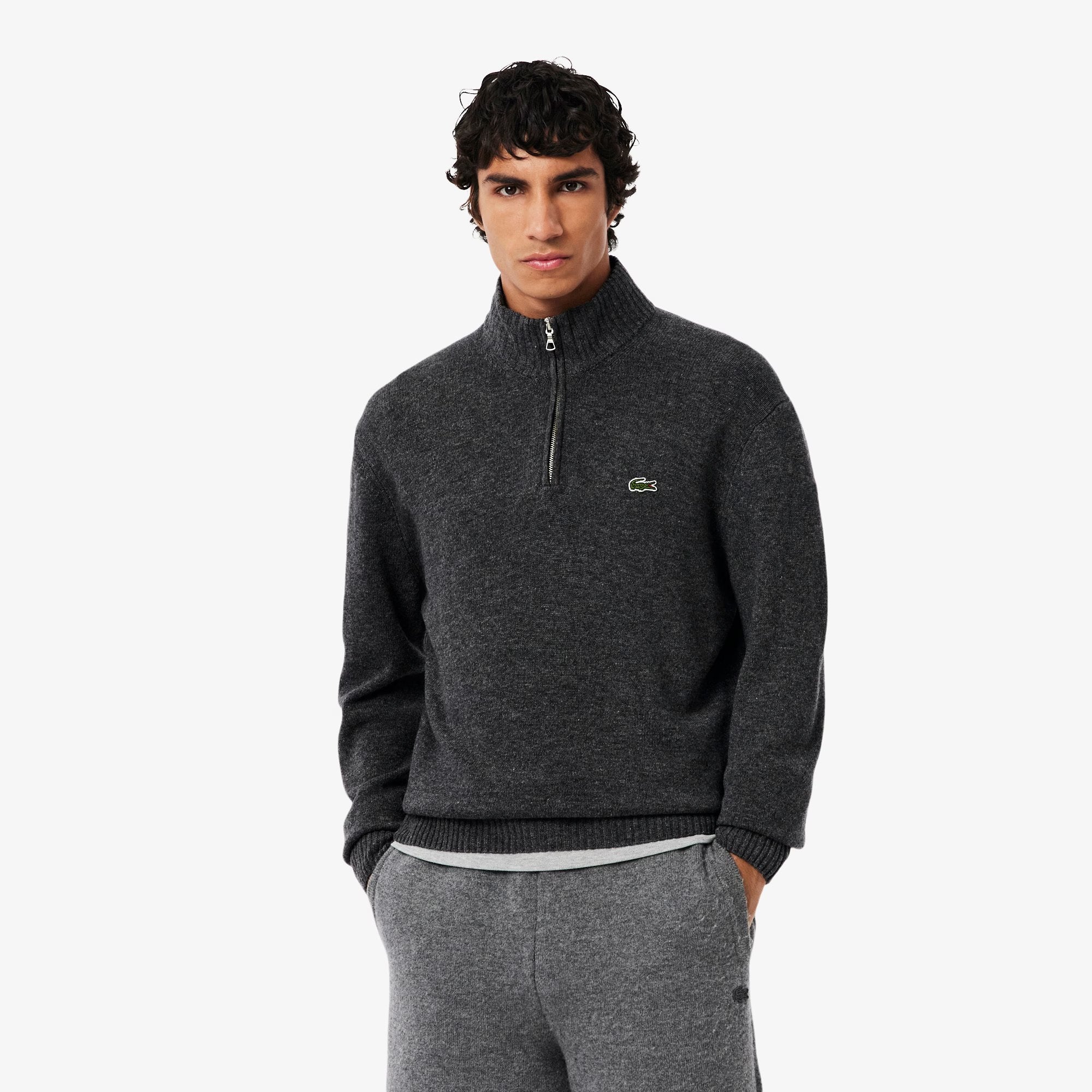FELPA CON ZIP LACOSTE