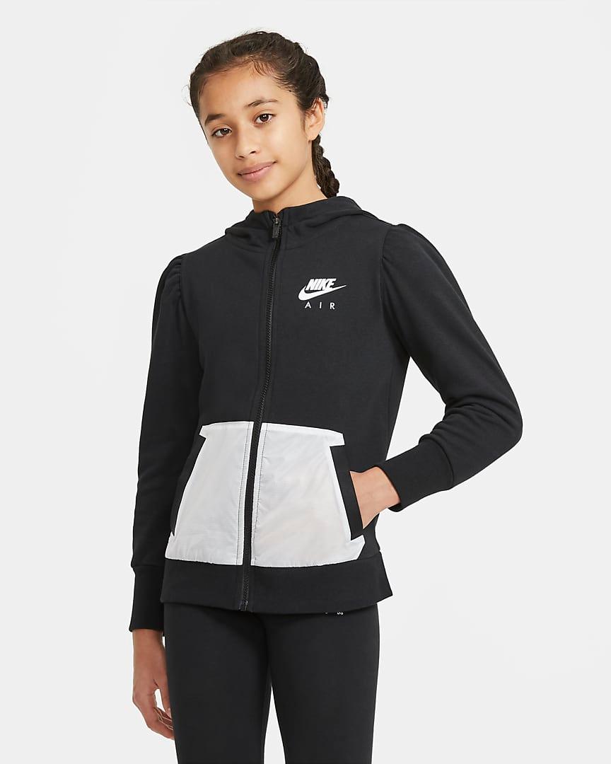 G NSW AIR FT FZ HOODIE FELPA BIMBA