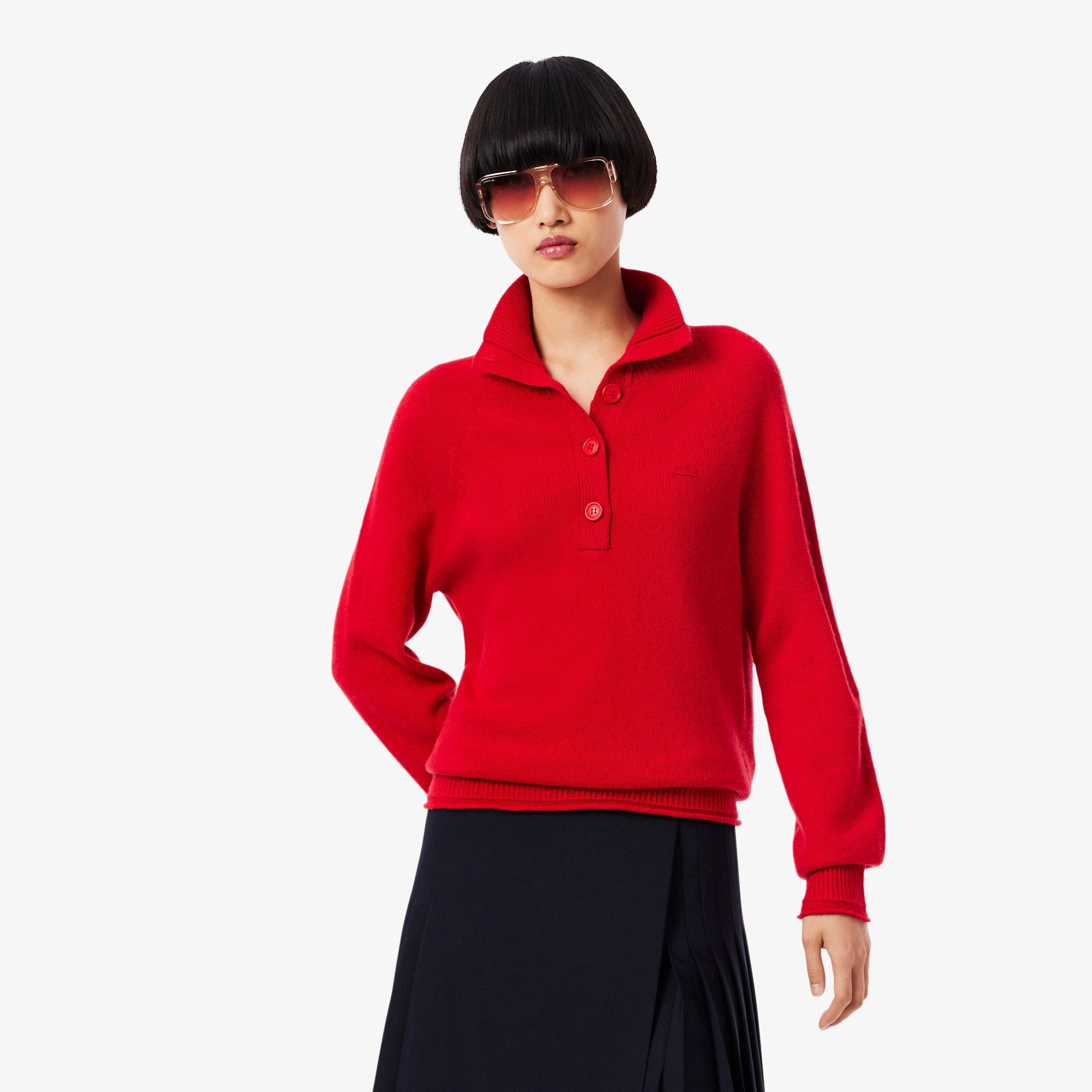 MAGLIONE A COLLO ALTO IN LANA 